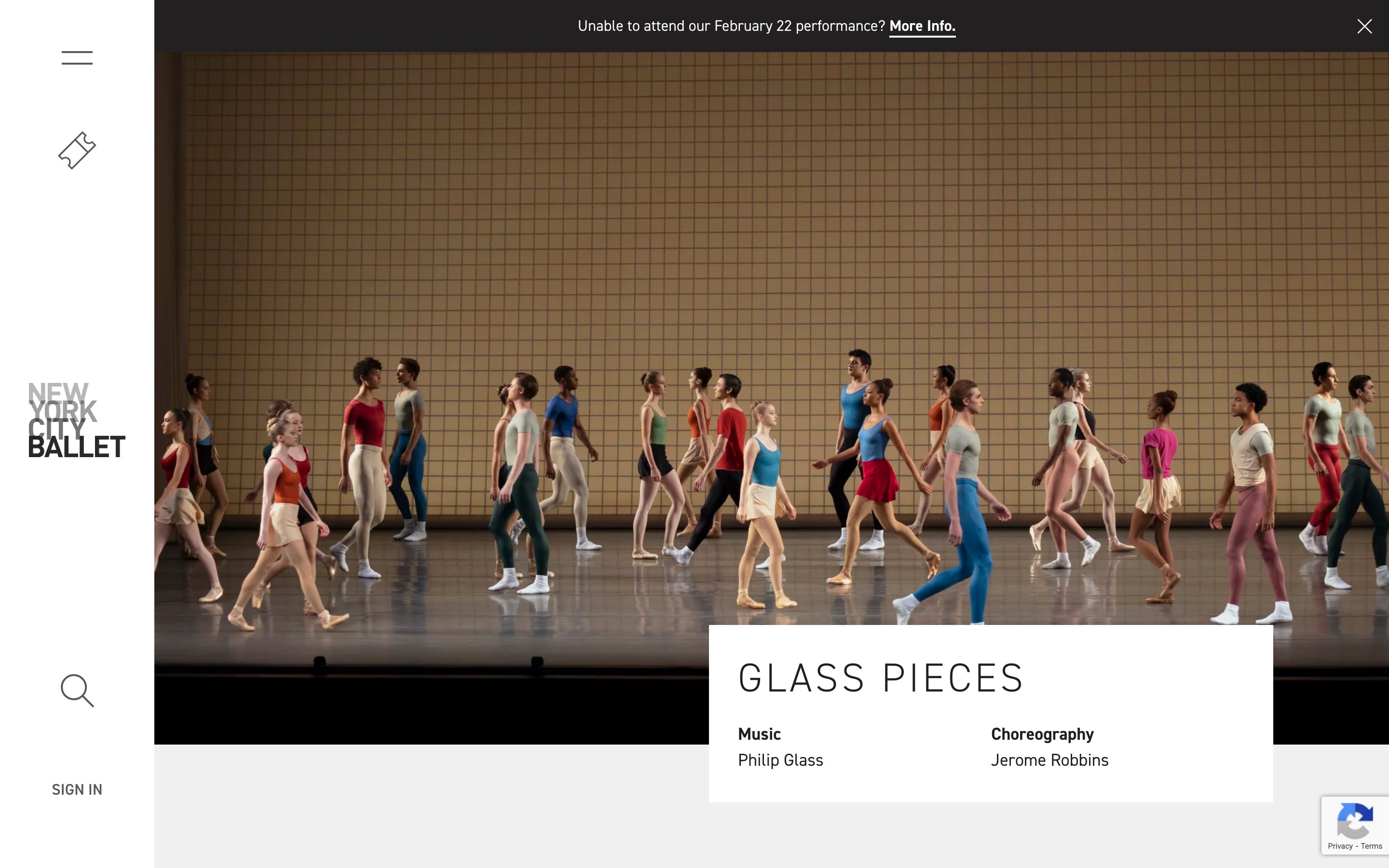 NYC Ballet — Glass Pieces by Jerome Robbins
