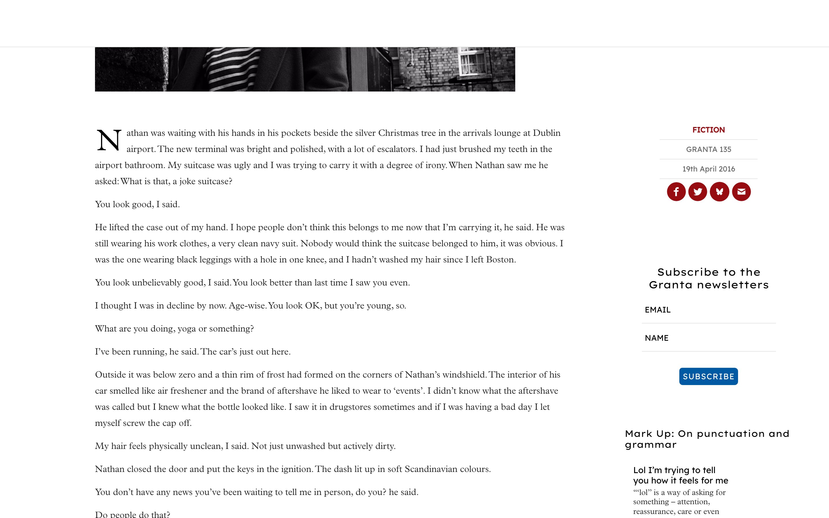 Granta — Mr Salary by Sally Rooney